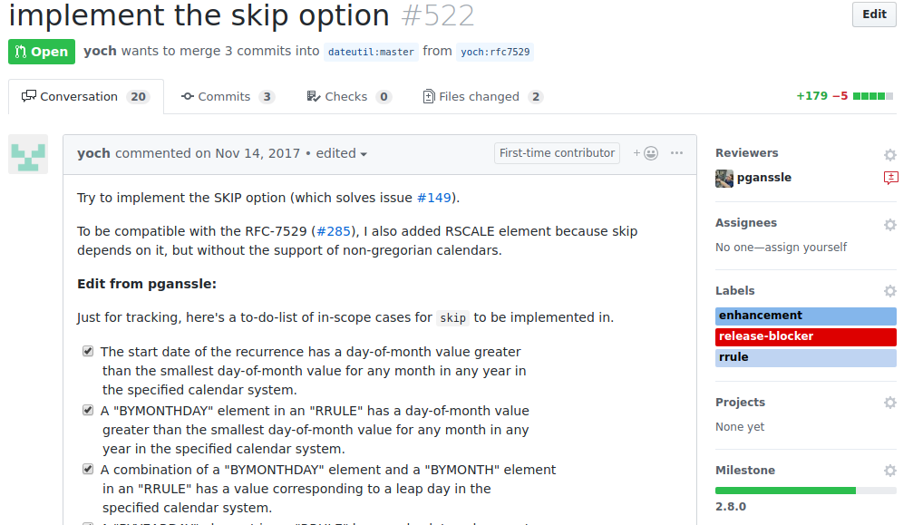 Pull request implementing Skip option